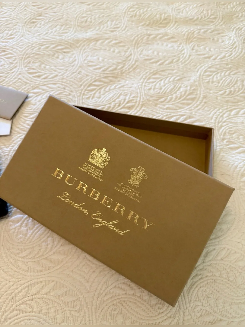 Burberry Black Pebbled Leather Long Wallet